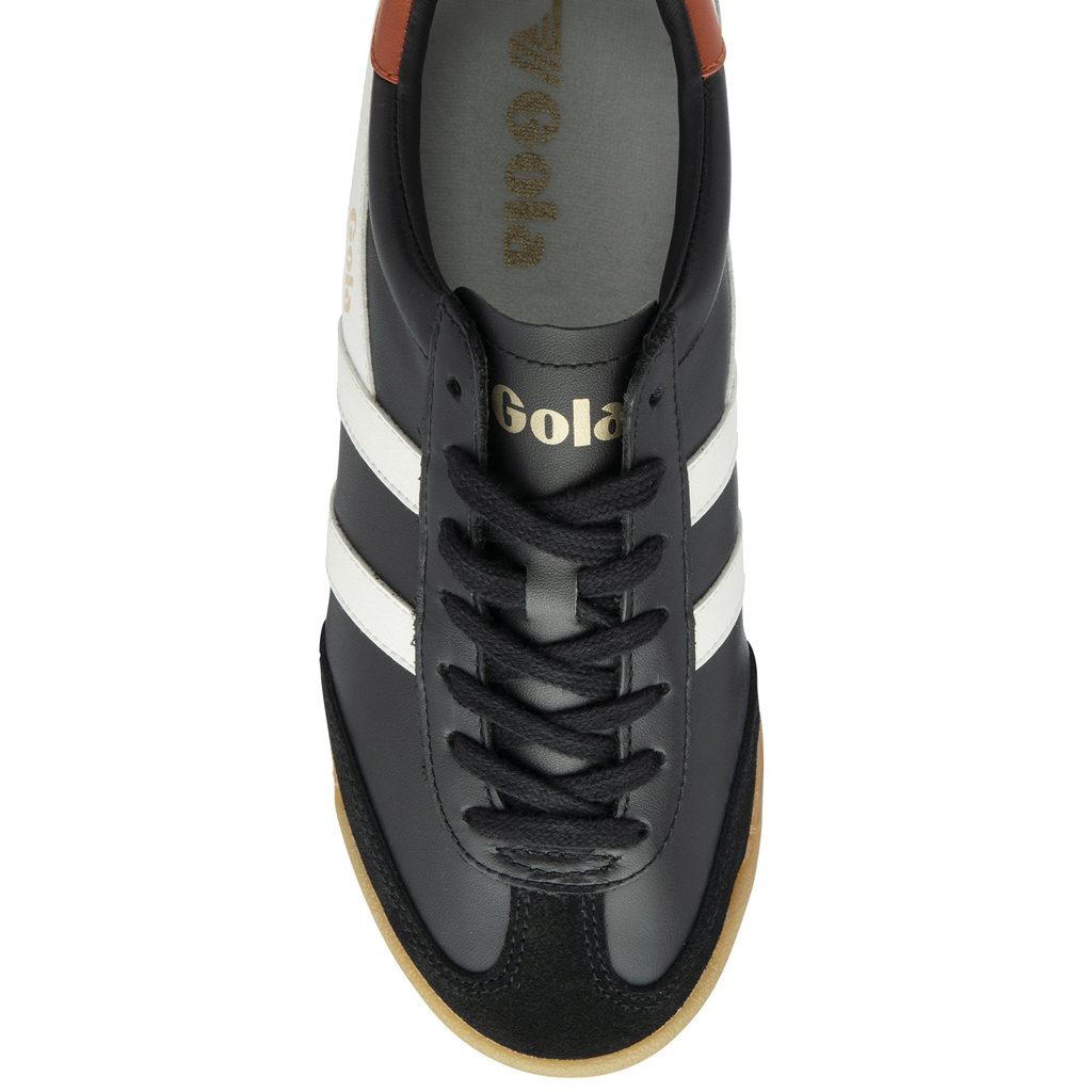 Gola Classics Torpedo Leather Sneakers Negras Blancas Naranjas España | DTJ-019238