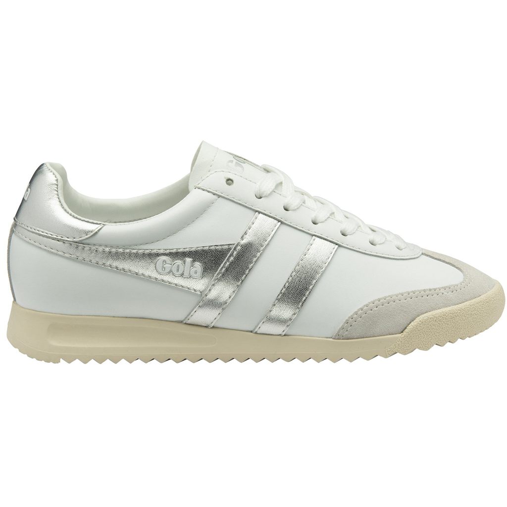 Gola Classics Torpedo Mirror Sneakers Blancas Plateadas Blancas España | PCA-307428