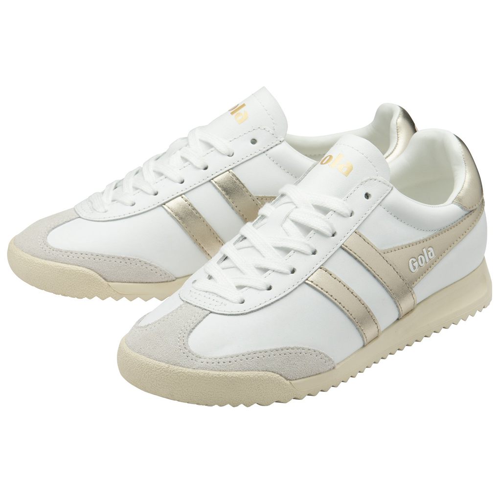 Gola Classics Torpedo Mirror Sneakers Blancas Doradas Blancas España | MCE-398725