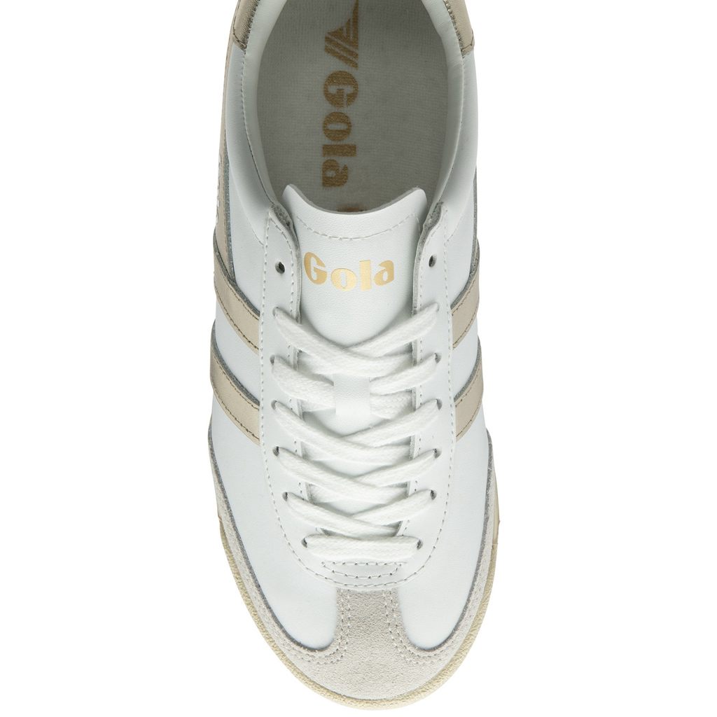 Gola Classics Torpedo Mirror Sneakers Blancas Doradas Blancas España | MCE-398725