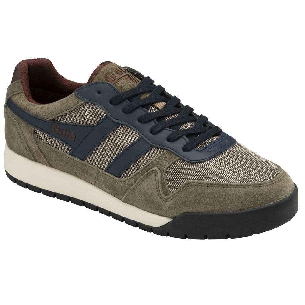 Gola Classics Trek Low Sneakers Kaki Azul Marino Burdeos España | ETS-162439