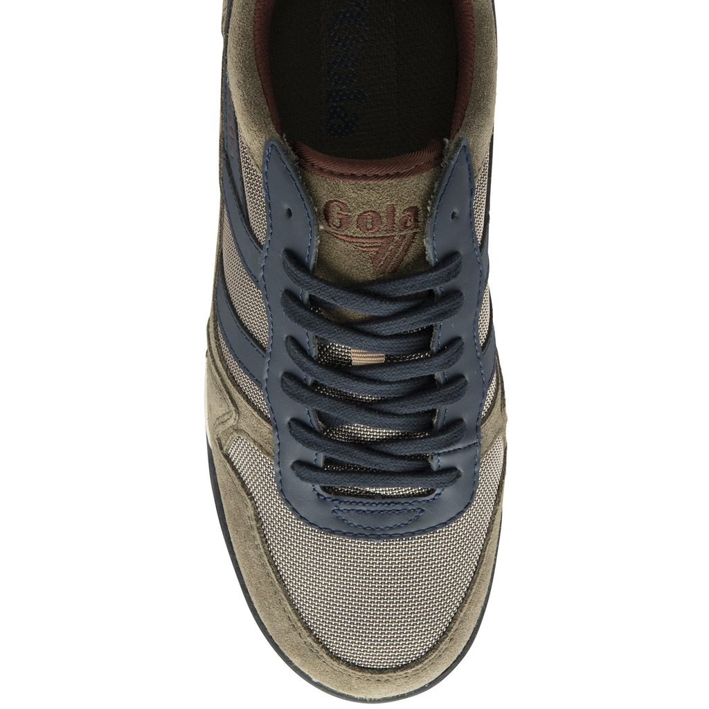 Gola Classics Trek Low Sneakers Kaki Azul Marino Burdeos España | ETS-162439