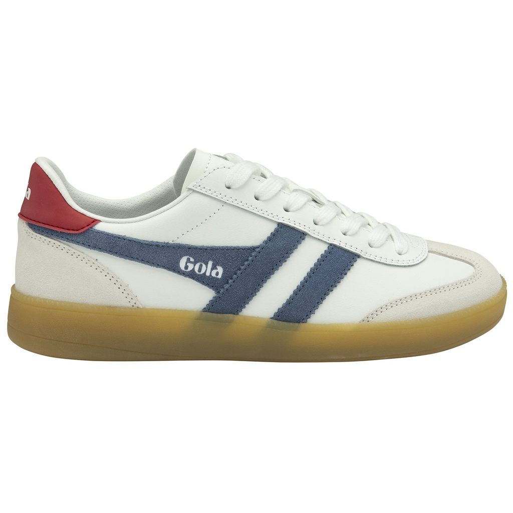 Gola Classics Viper Leather Sneakers Blancas Rojas Oscuro España | ZEI-428503