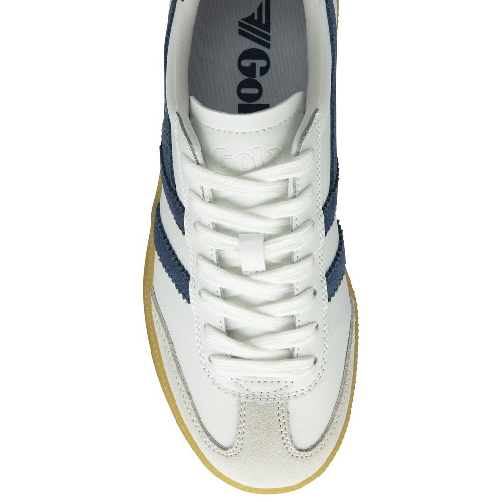 Gola Classics Viper Leather Sneakers Blancas Rojas Oscuro España | ZEI-428503