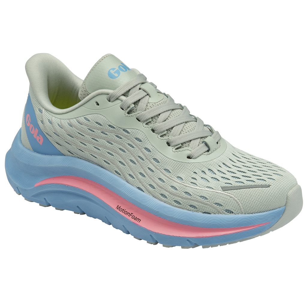 Gola Performance Alzir Speed Sneakers Gris Claro Azules Rosas España | BIQ-054832