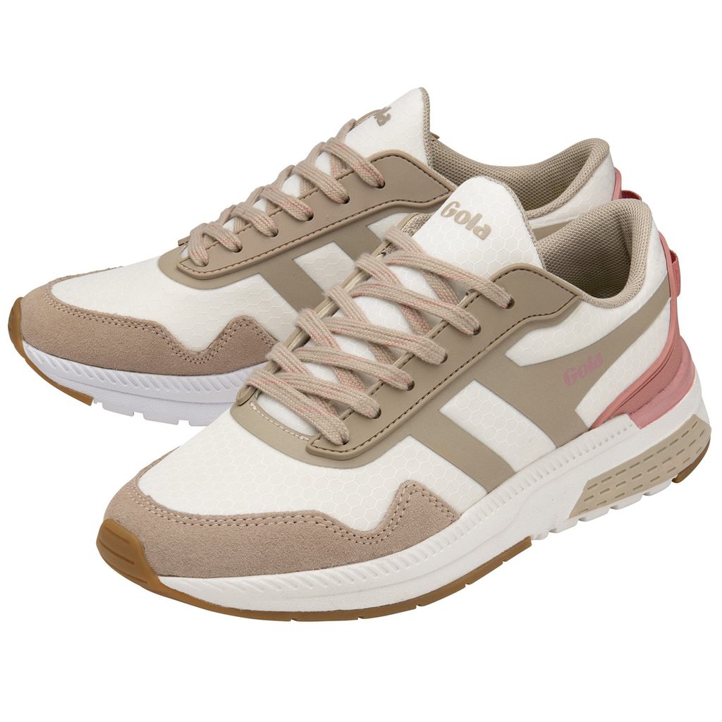 Gola Performance Atomics Sneakers Blancas Gris Rosas España | QES-645210