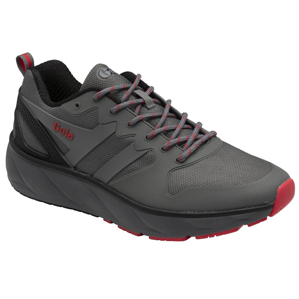 Gola Performance Thunder Sneakers Negras Rojas Oscuro España | TAQ-936452