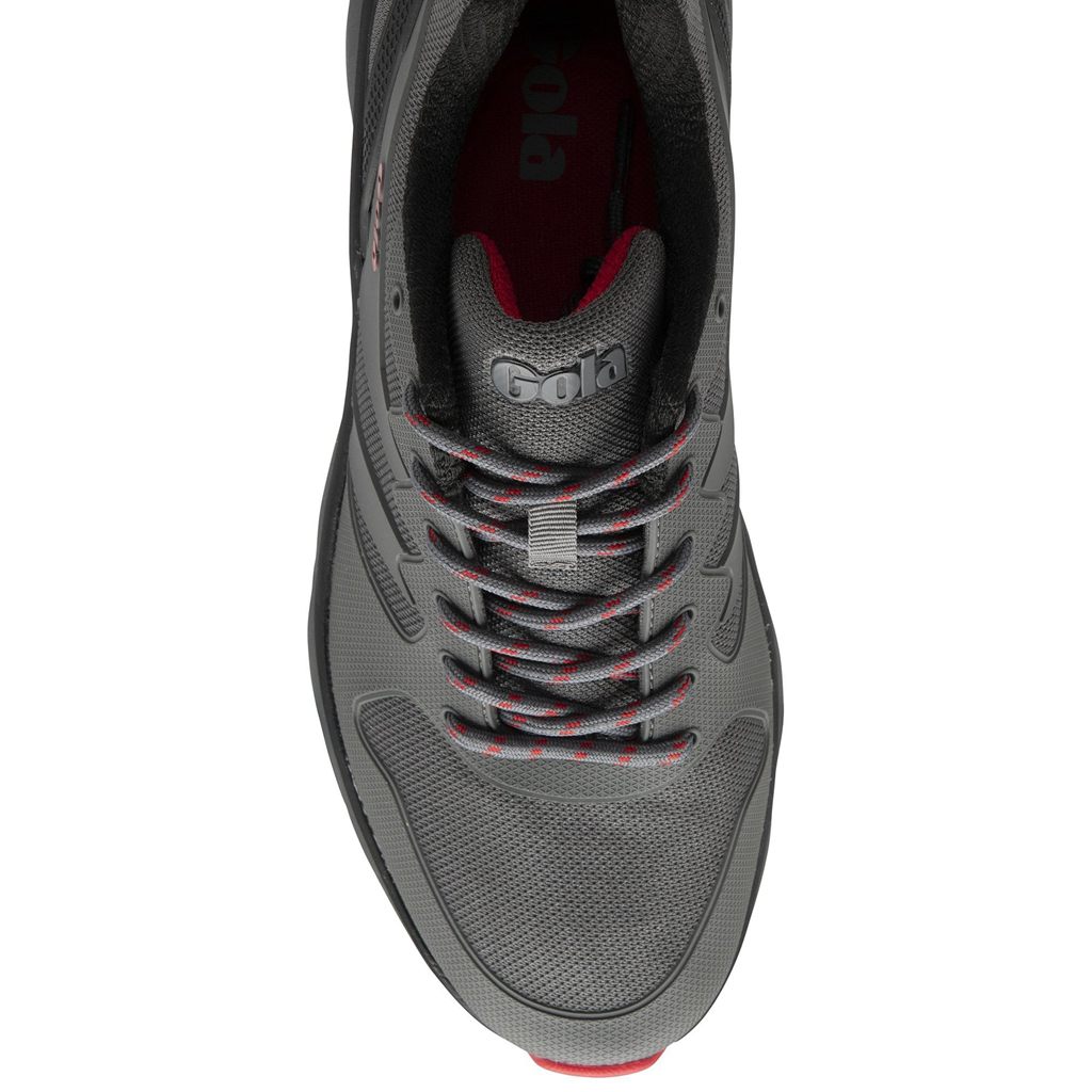 Gola Performance Thunder Sneakers Negras Rojas Oscuro España | TAQ-936452