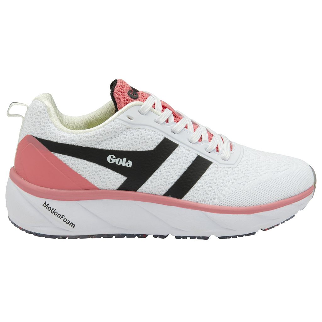 Gola Performance Typhoon RMD Sneakers Blancas Negras Rosas España | JYG-746089