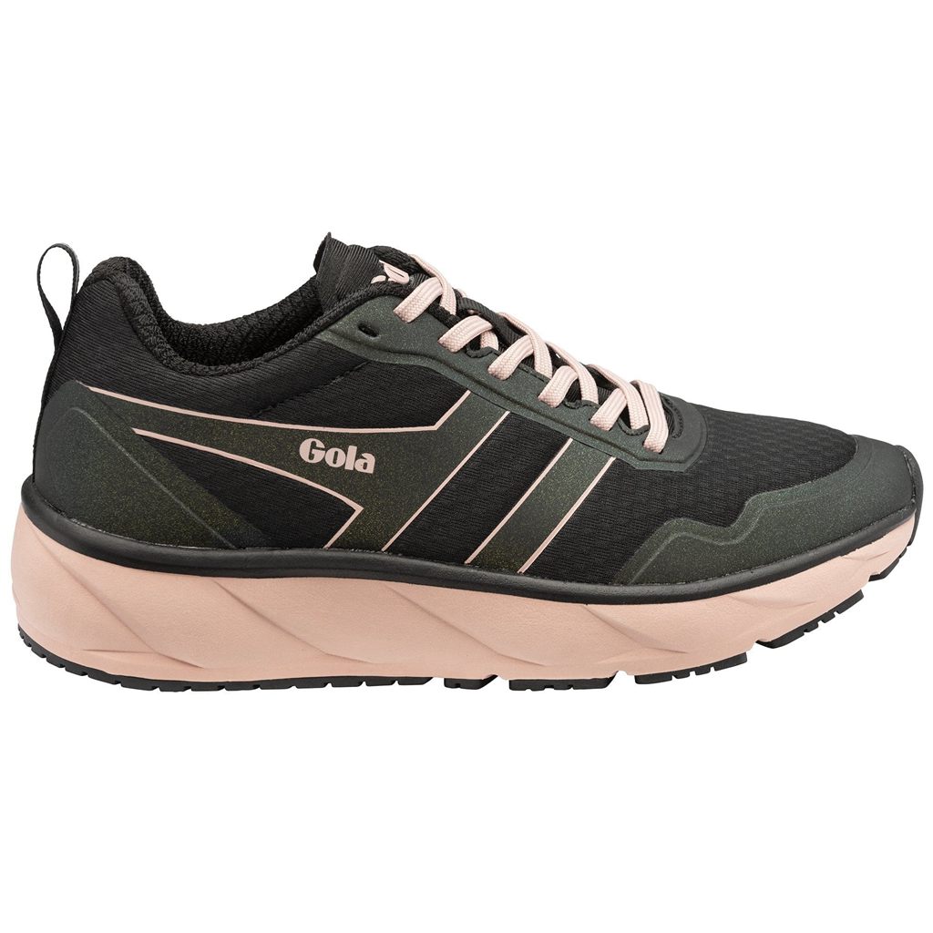 Gola Performance Typhoon Sneakers Negras Rosas España | UTA-605398