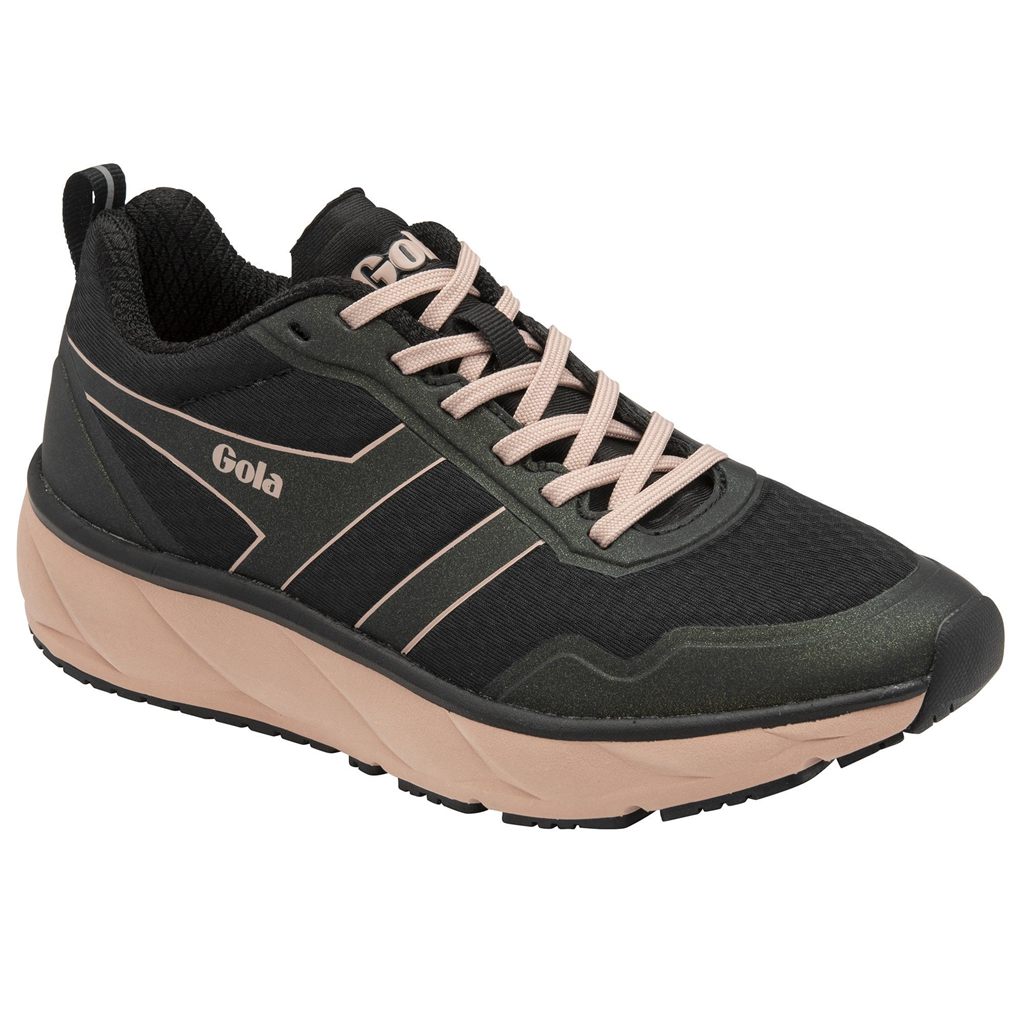 Gola Performance Typhoon Sneakers Negras Rosas España | UTA-605398