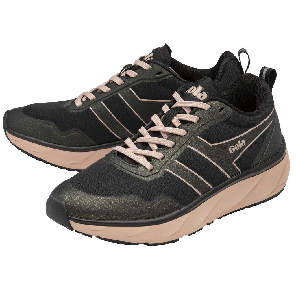 Gola Performance Typhoon Sneakers Negras Rosas España | UTA-605398