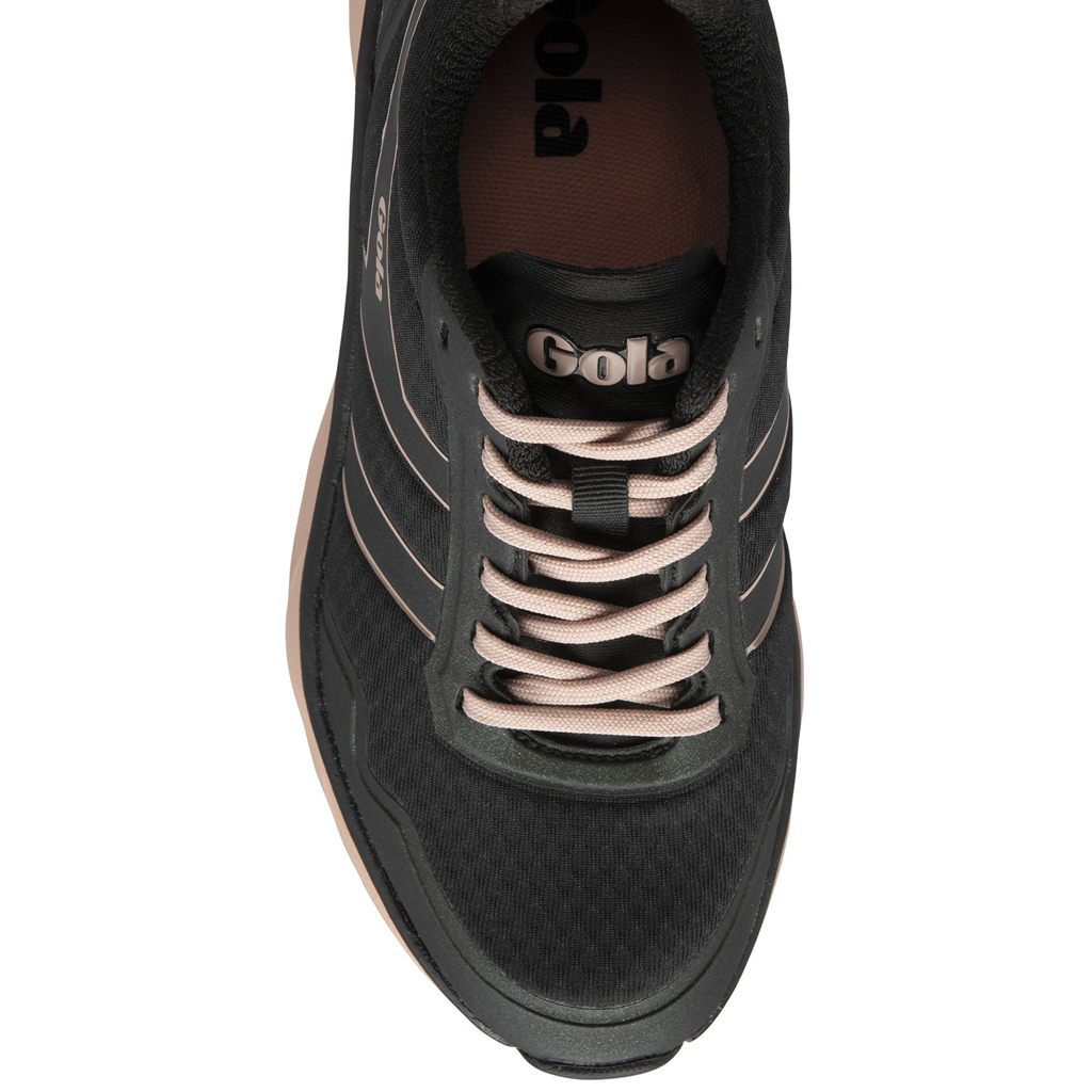 Gola Performance Typhoon Sneakers Negras Rosas España | UTA-605398