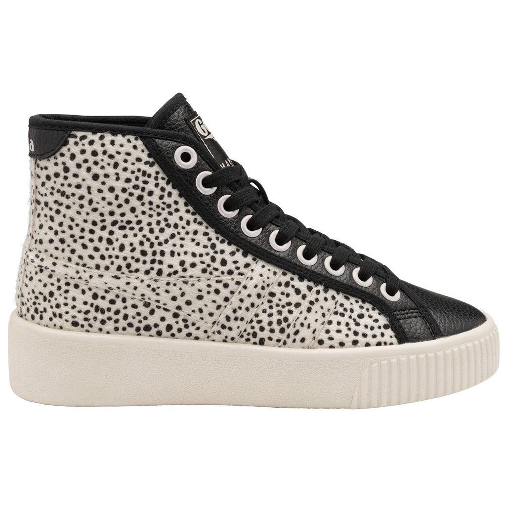 Gola Vegan Classics Baseline High Safari Pure Shoes Negras España | ZPO-281063