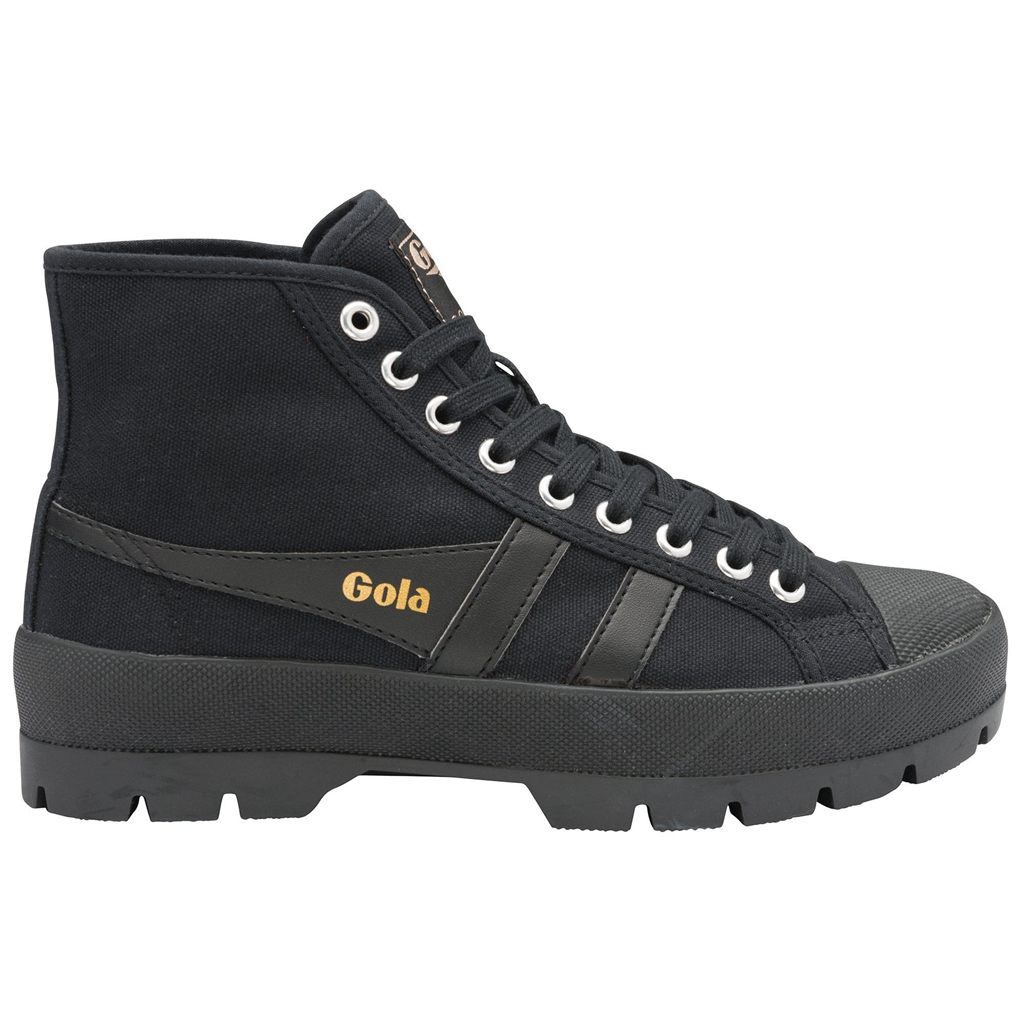 Gola Vegan Classics Coaster Peak High Sneakers Negras Negras Negras España | ZMG-904215