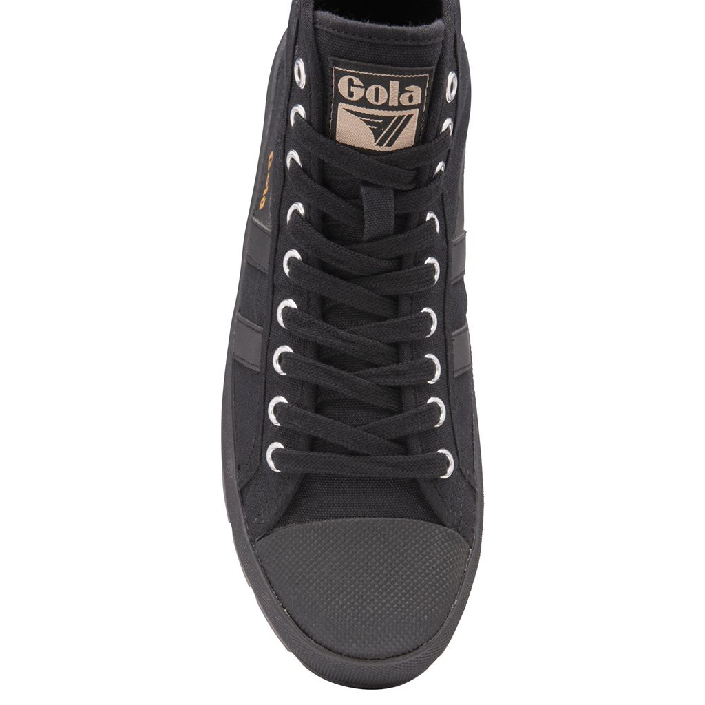 Gola Vegan Classics Coaster Peak High Sneakers Negras Negras Negras España | ZMG-904215
