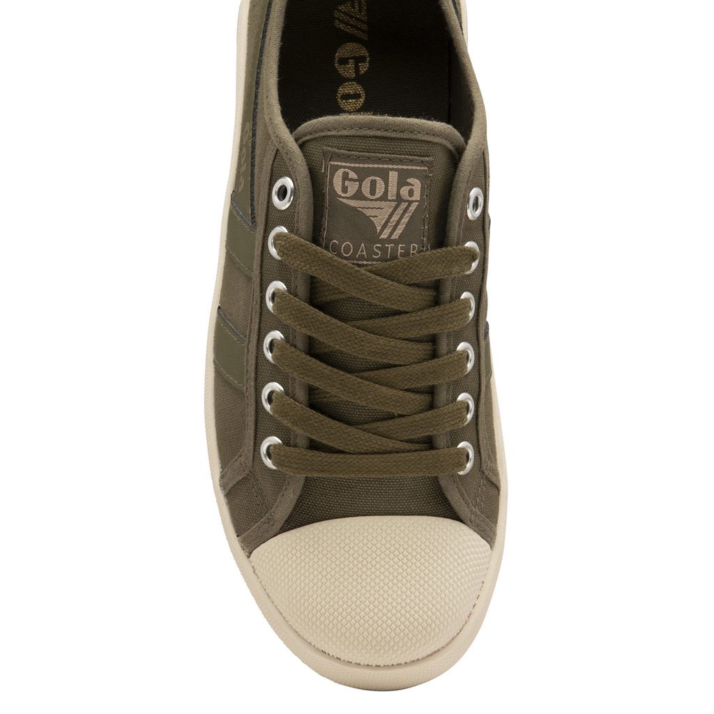 Gola Vegan Classics Coaster Peak Sneakers Kaki Kaki Blancas España | NPO-456190