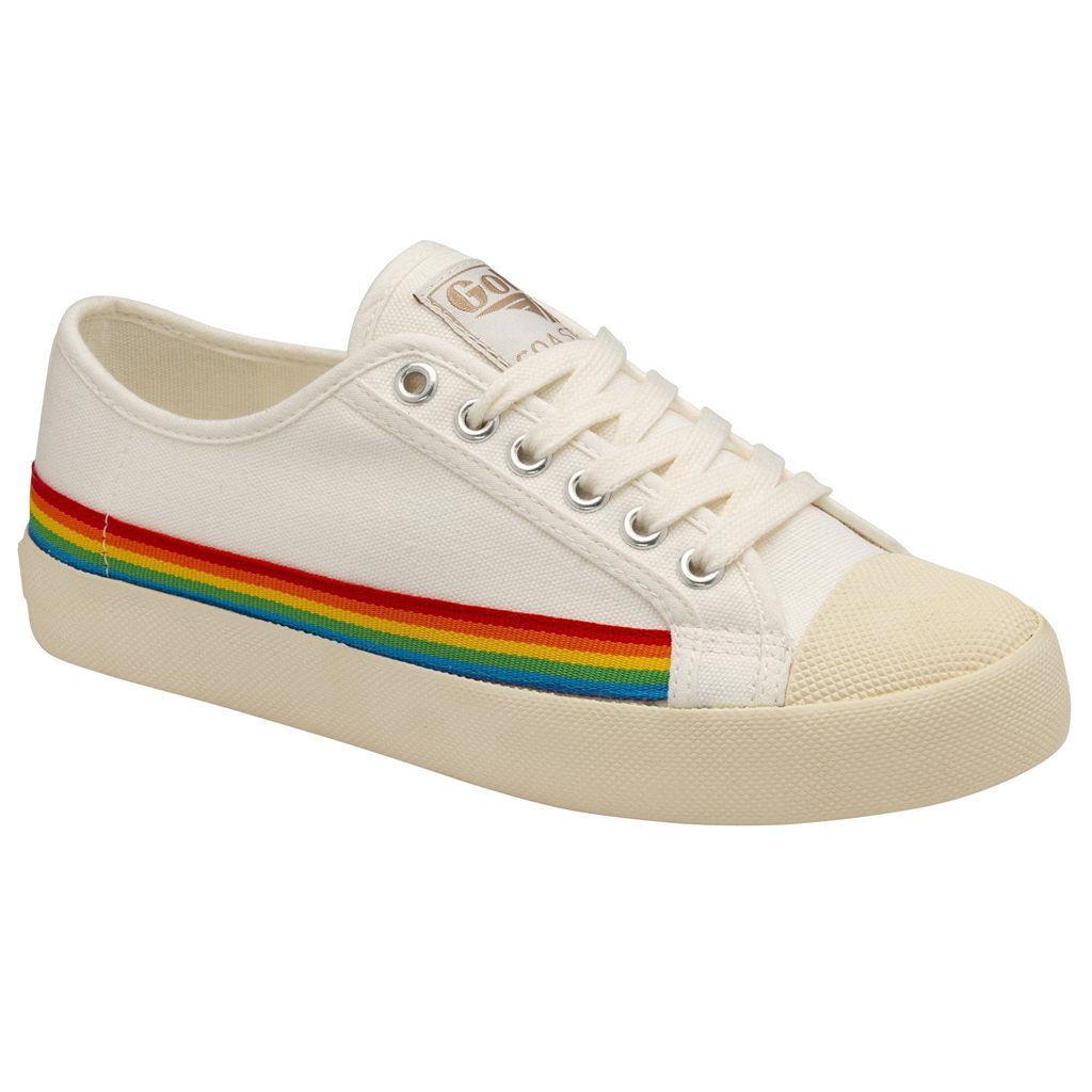 Gola Vegan Classics Coaster Rainbow Drop Shoes Blancas España | TYJ-247615