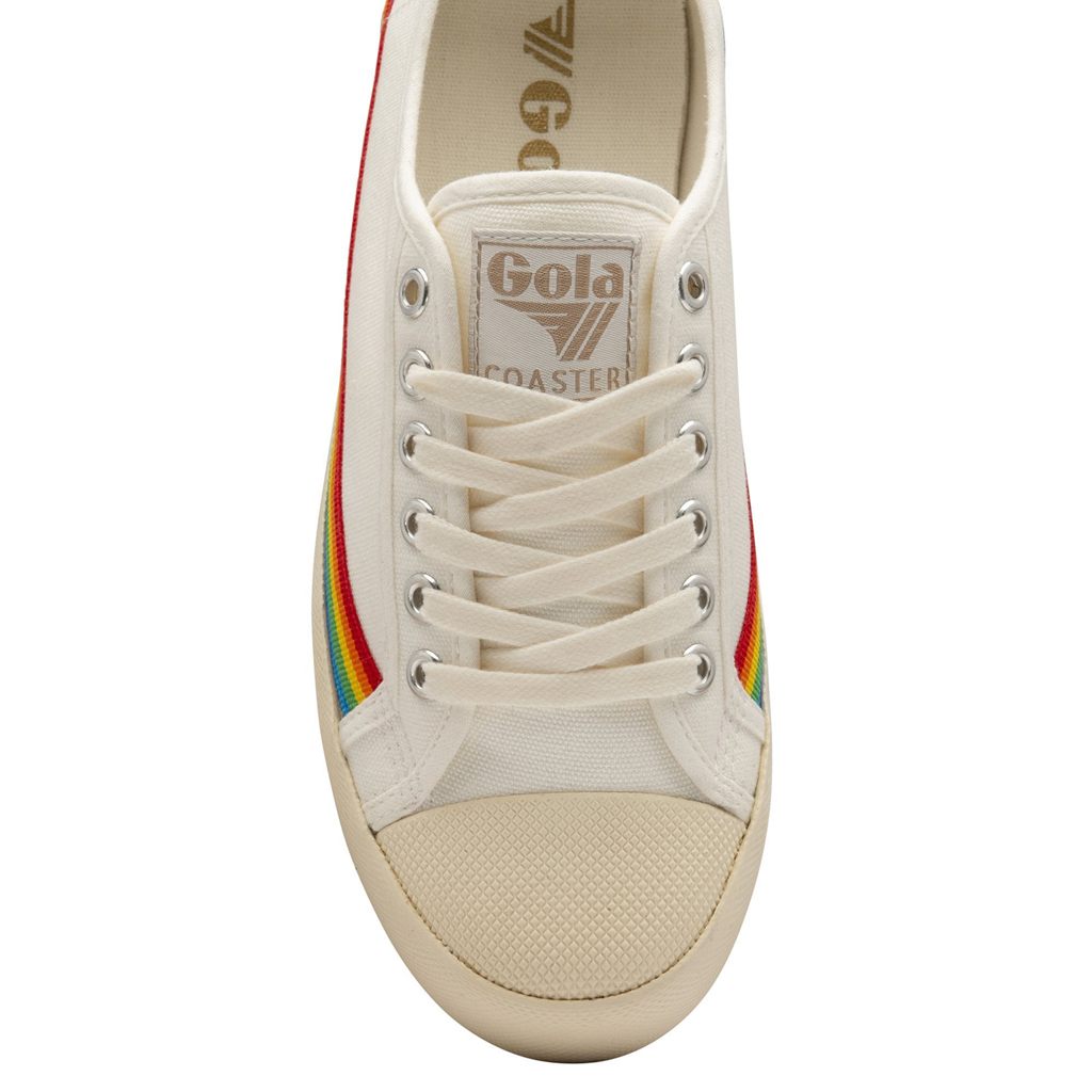 Gola Vegan Classics Coaster Rainbow Drop Shoes Blancas España | TYJ-247615