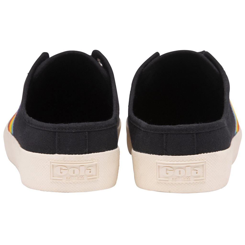 Gola Vegan Classics Coaster Rainbow Mule Plimsolls Shoes Negras España | QRC-317890