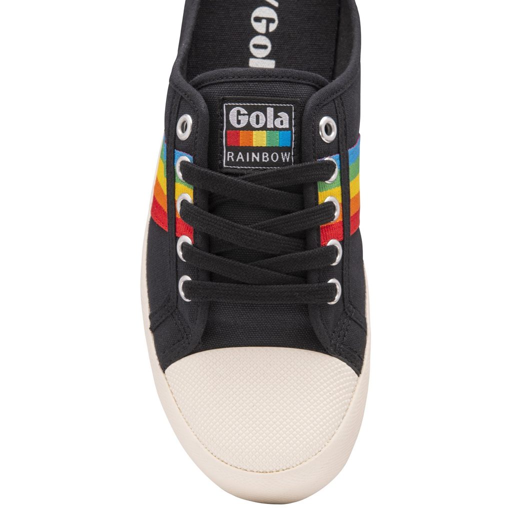 Gola Vegan Classics Coaster Rainbow Mule Plimsolls Shoes Negras España | QRC-317890