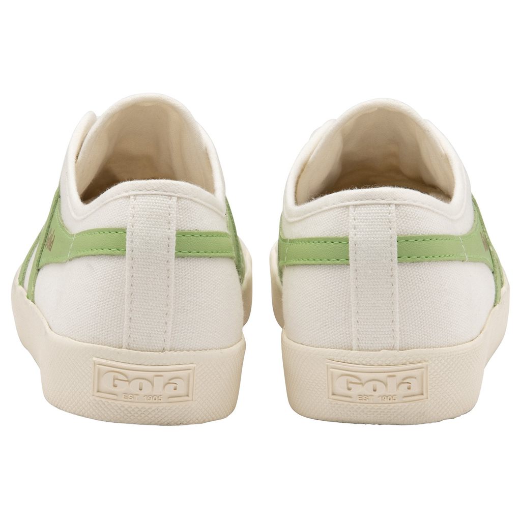 Gola Vegan Classics Coaster Shoes Blancas Verde España | UGN-029784