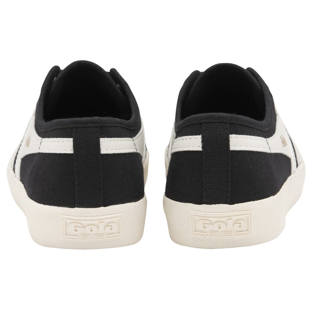 Gola Vegan Classics Coaster Shoes Negras Blancas Doradas España | TAW-074921
