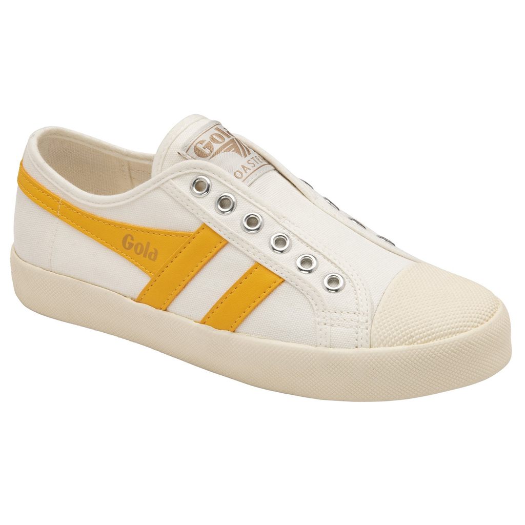 Gola Vegan Classics Coaster Slip Shoes Blancas España | BDX-270598