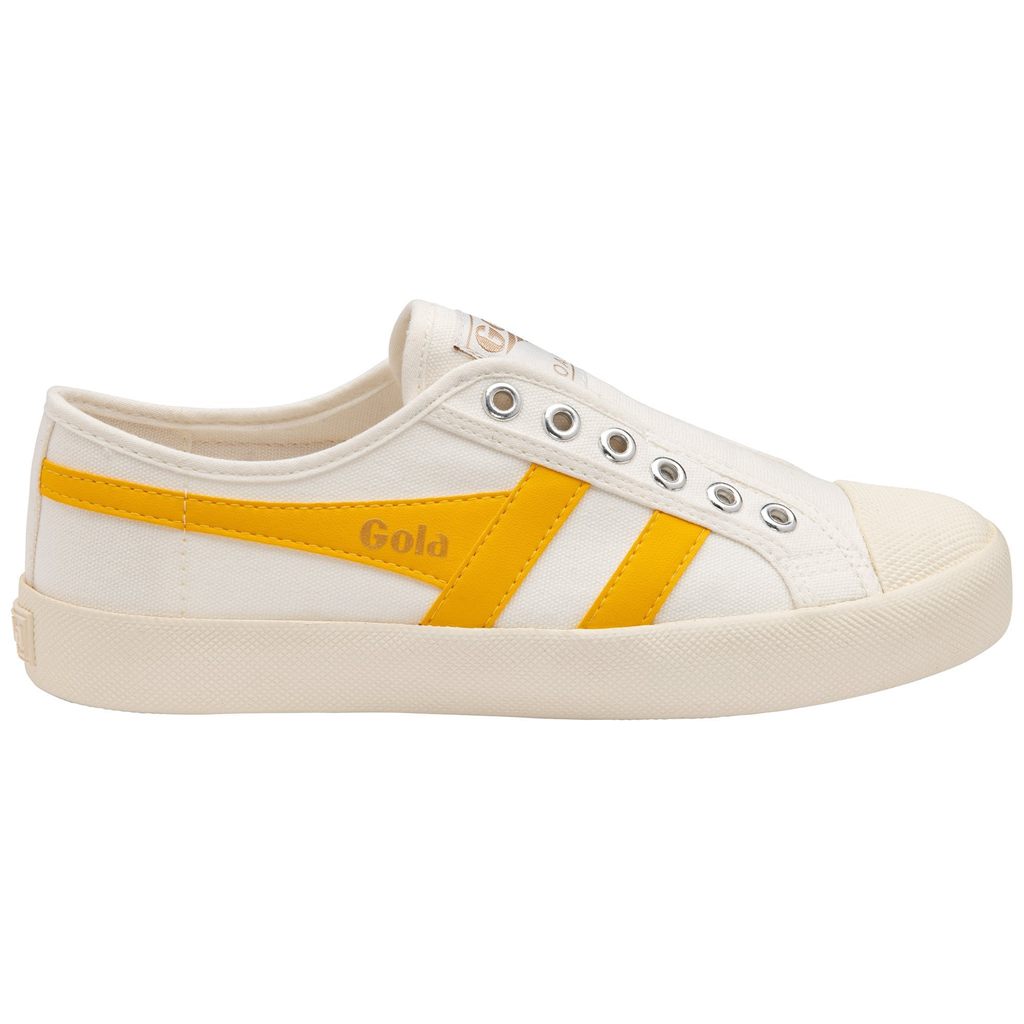 Gola Vegan Classics Coaster Slip Shoes Blancas España | BDX-270598