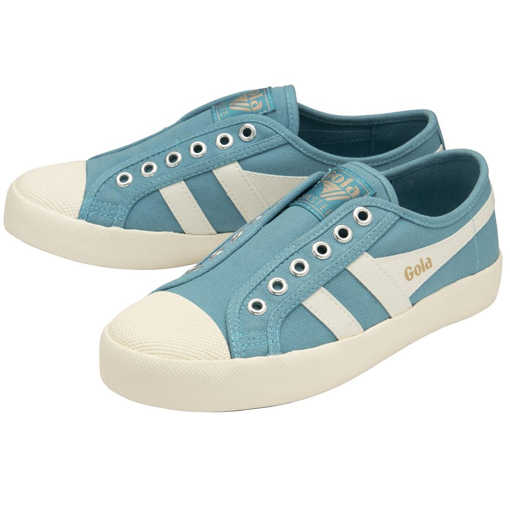 Gola Vegan Classics Coaster Slip Shoes Blancas España | IAS-574326