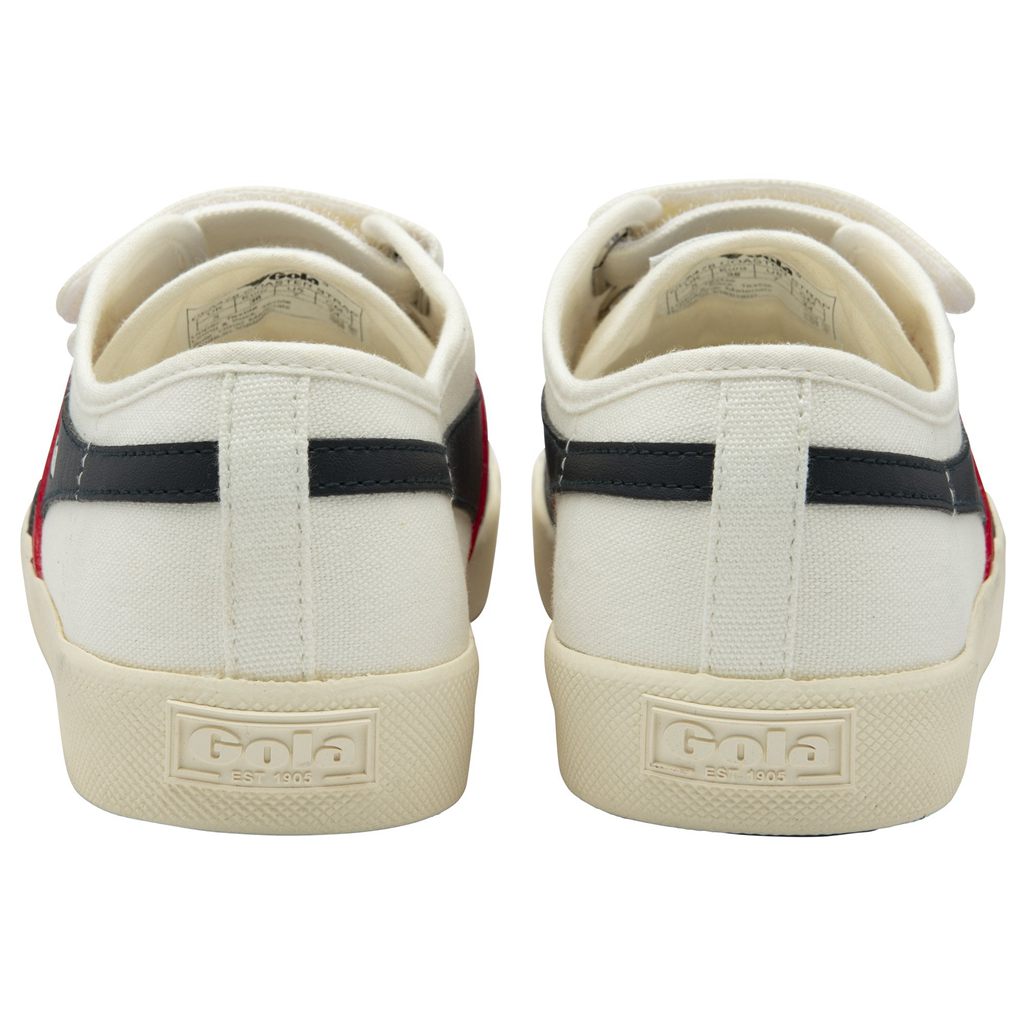 Gola Vegan Classics Coaster Strap Sneakers Blancas Azul Marino Rojas España | PWC-726049