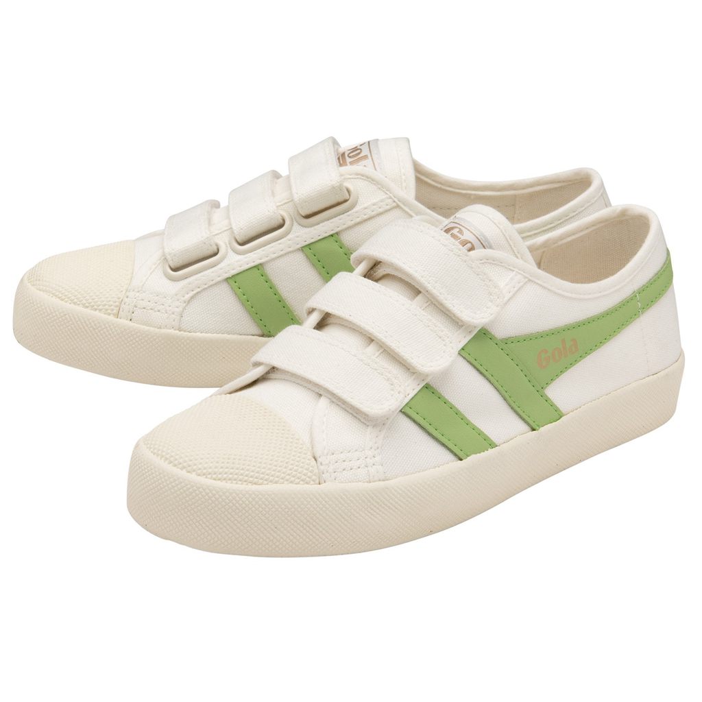 Gola Vegan Classics Coaster Strap Sneakers Blancas Verde España | KDT-483562