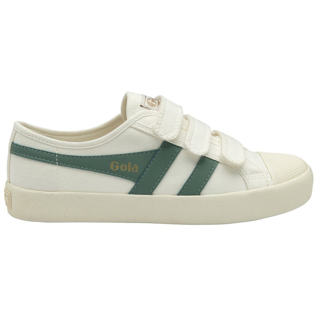Gola Vegan Classics Coaster Strap Sneakers Blancas Verde España | IKE-254769