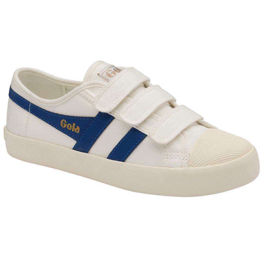 Gola Vegan Classics Coaster Strap Sneakers Blancas Azules España | VCT-186543