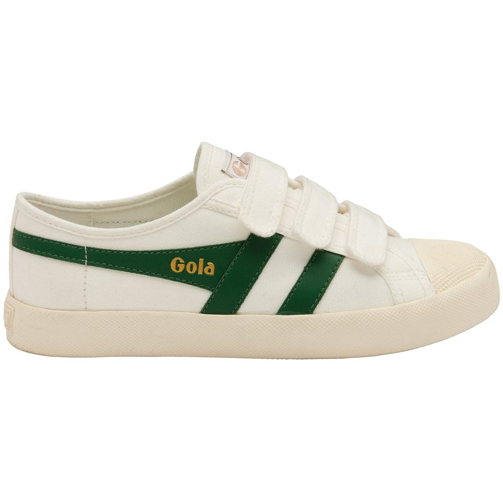 Gola Vegan Classics Coaster Strap Sneakers Blancas Verde Oscuro España | JTC-270518