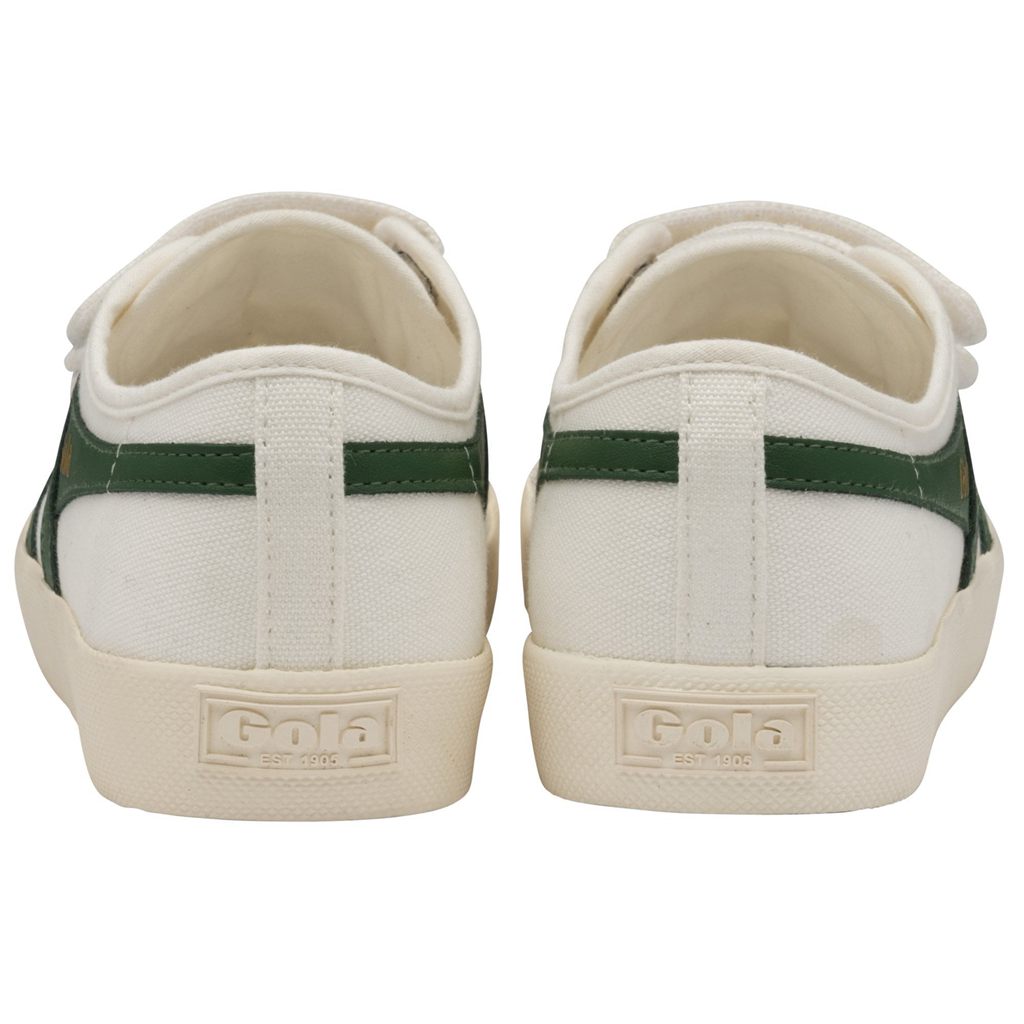 Gola Vegan Classics Coaster Strap Sneakers Blancas Verde Oscuro España | JTC-270518