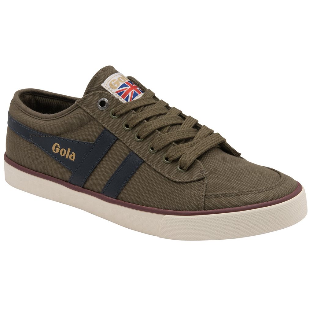 Gola Vegan Classics Comet Plimsoll Sneakers Kaki Azul Marino Burdeos España | ZXI-426381
