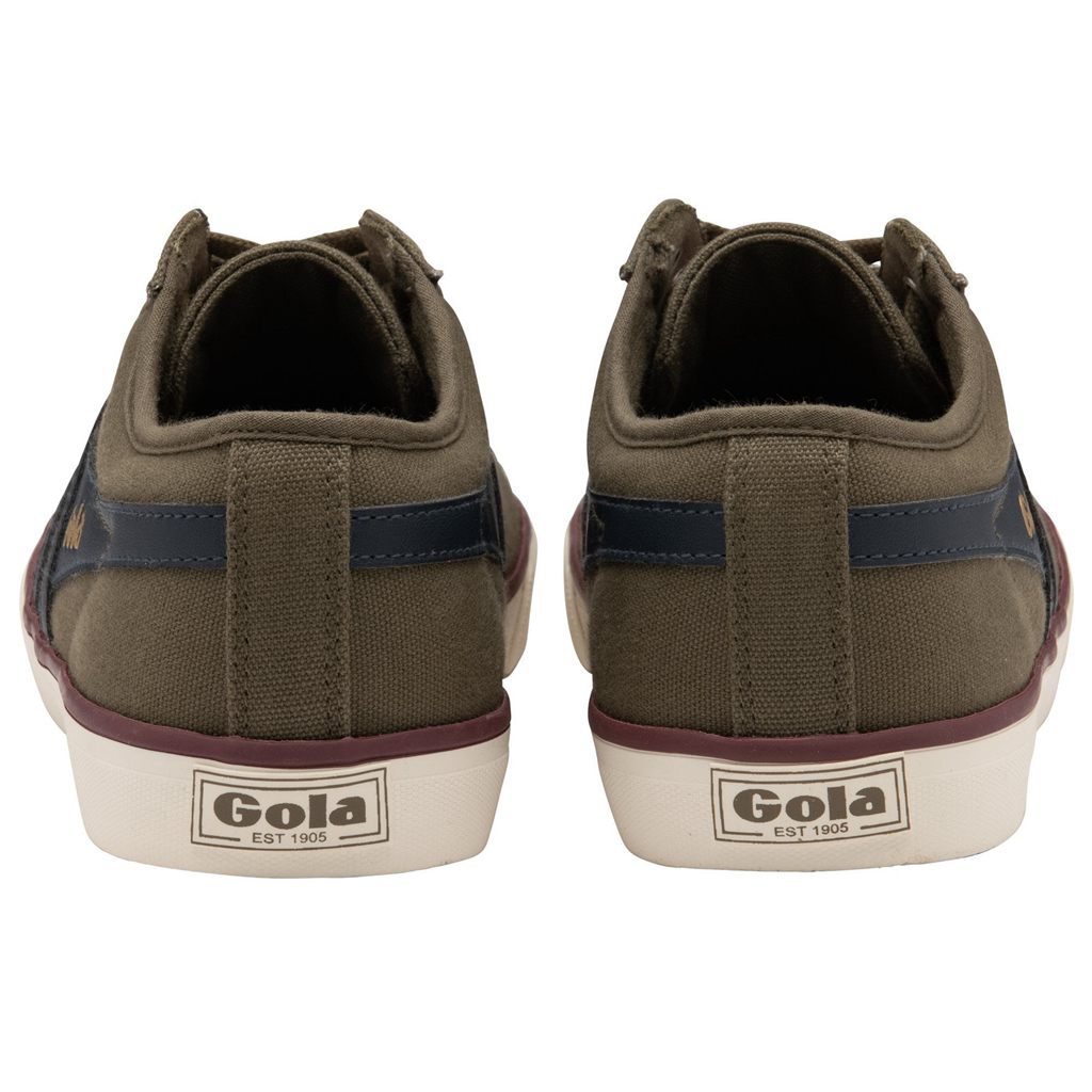 Gola Vegan Classics Comet Plimsoll Sneakers Kaki Azul Marino Burdeos España | ZXI-426381