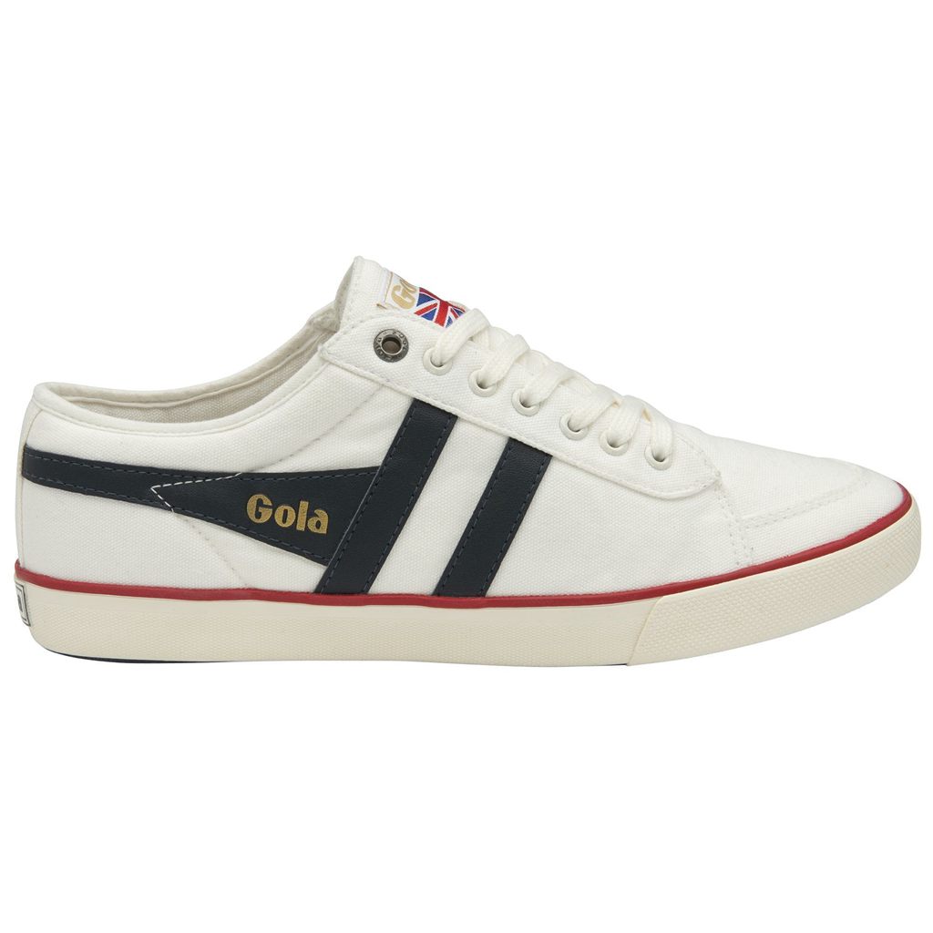 Gola Vegan Classics Comet Plimsoll Sneakers Blancas Azul Marino Rojas España | ZVD-492675