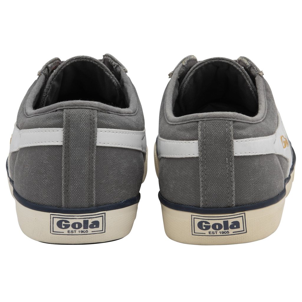 Gola Vegan Classics Comet Plimsoll Sneakers Blancas Azul Marino España | VSC-658049