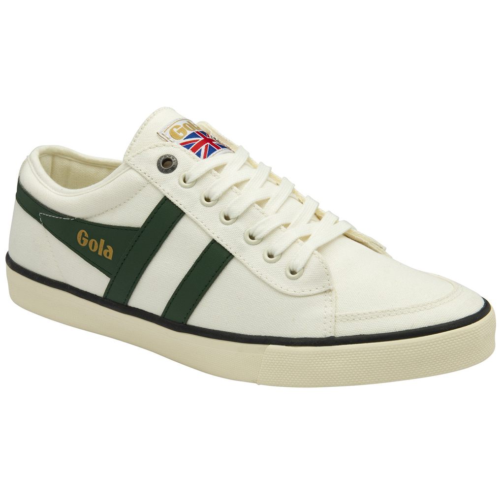 Gola Vegan Classics Comet Plimsoll Sneakers Blancas Negras España | ZKQ-852604