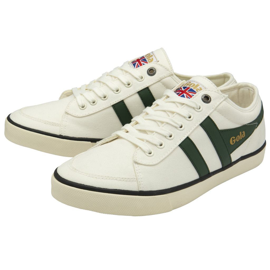 Gola Vegan Classics Comet Plimsoll Sneakers Blancas Negras España | ZKQ-852604