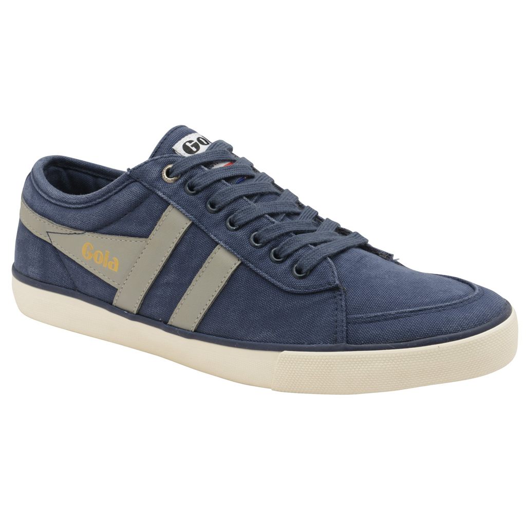 Gola Vegan Classics Comet Plimsoll Sneakers Azul Marino Gris Claro España | CQL-210483