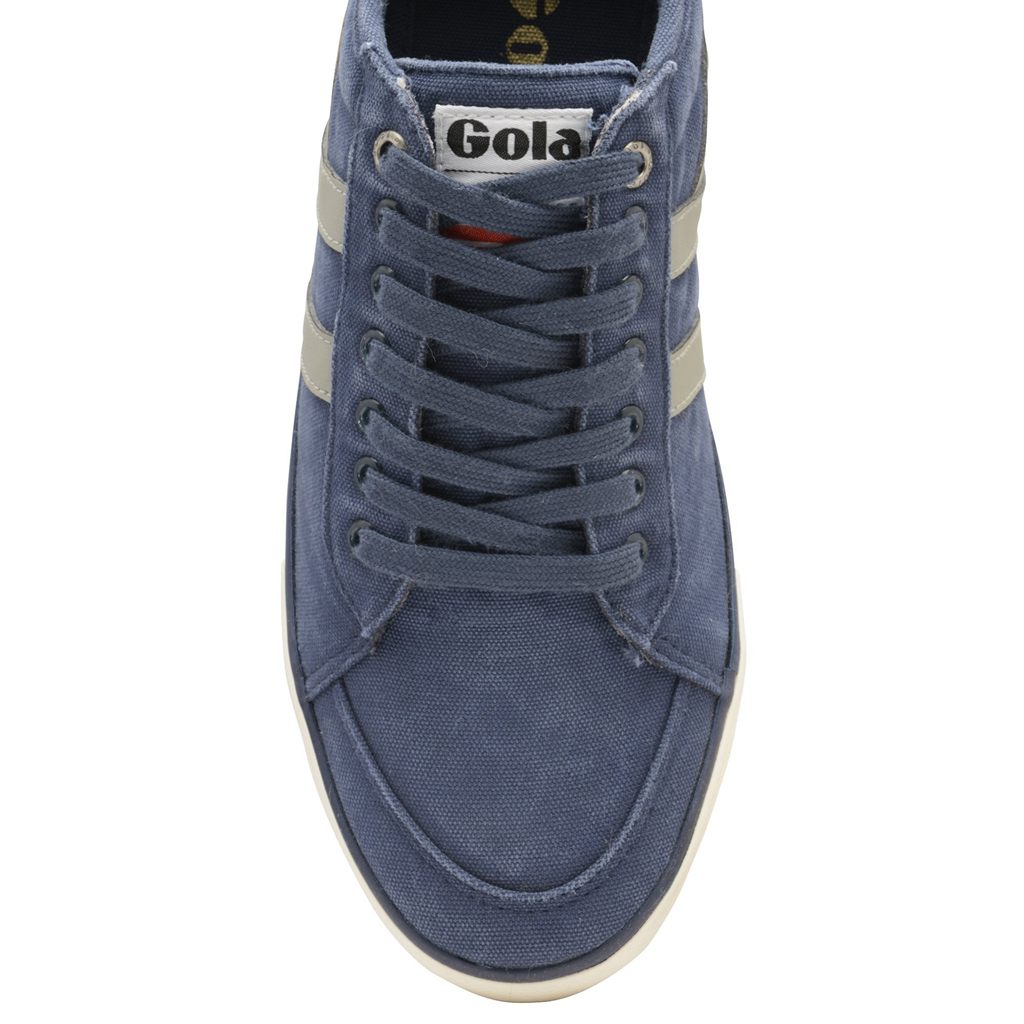 Gola Vegan Classics Comet Plimsoll Sneakers Azul Marino Gris Claro España | CQL-210483