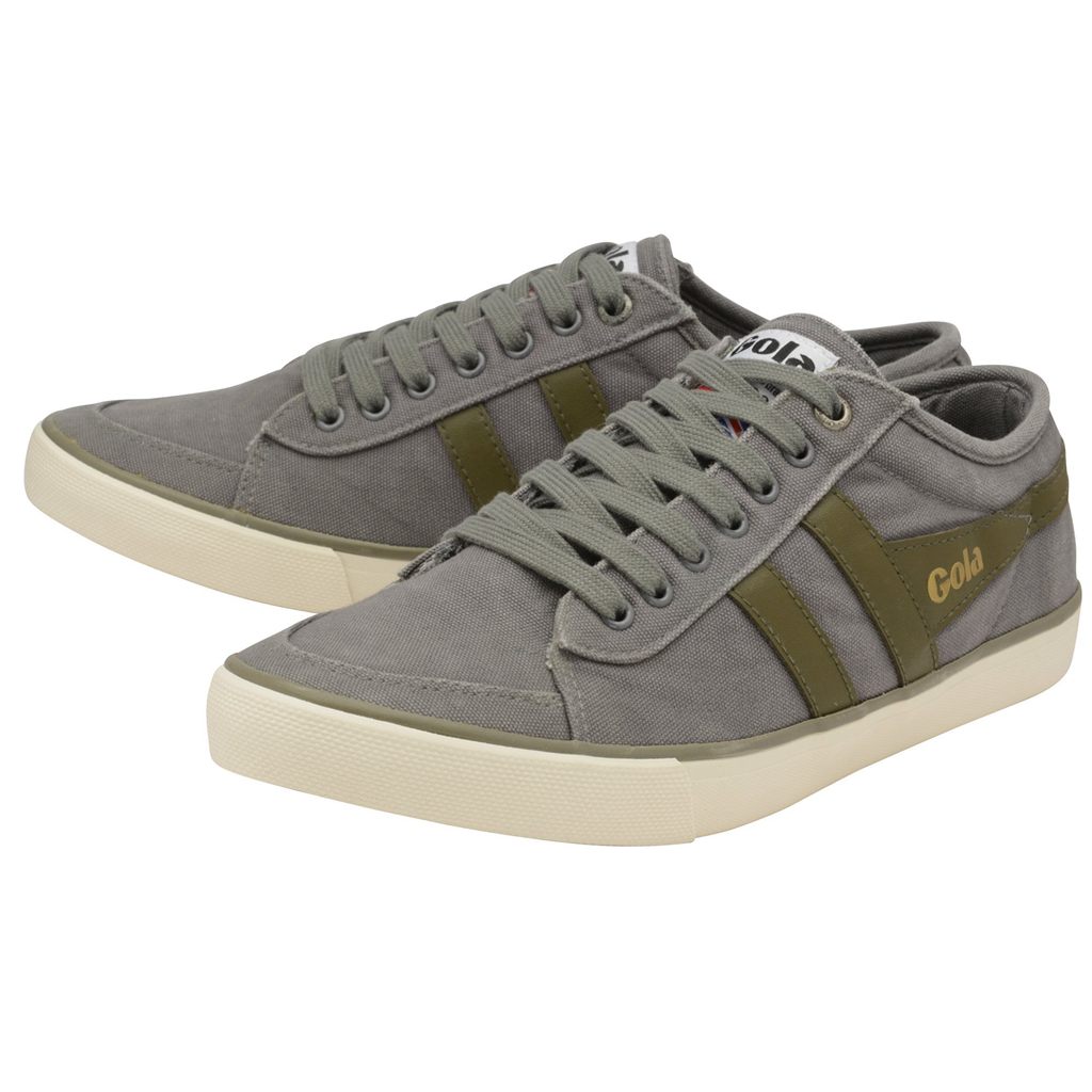 Gola Vegan Classics Comet Plimsoll Sneakers Gris Kaki España | UJX-217864