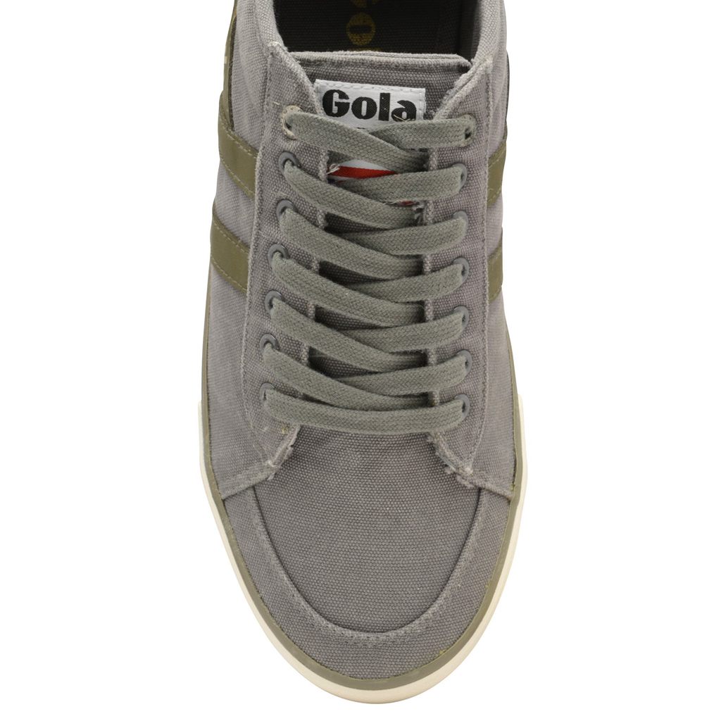Gola Vegan Classics Comet Plimsoll Sneakers Gris Kaki España | UJX-217864