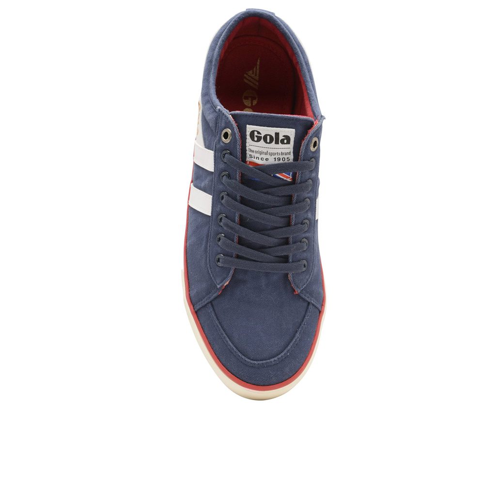 Gola Vegan Classics Comet Plimsoll Sneakers Azul Marino Blancas España | ZKE-817563