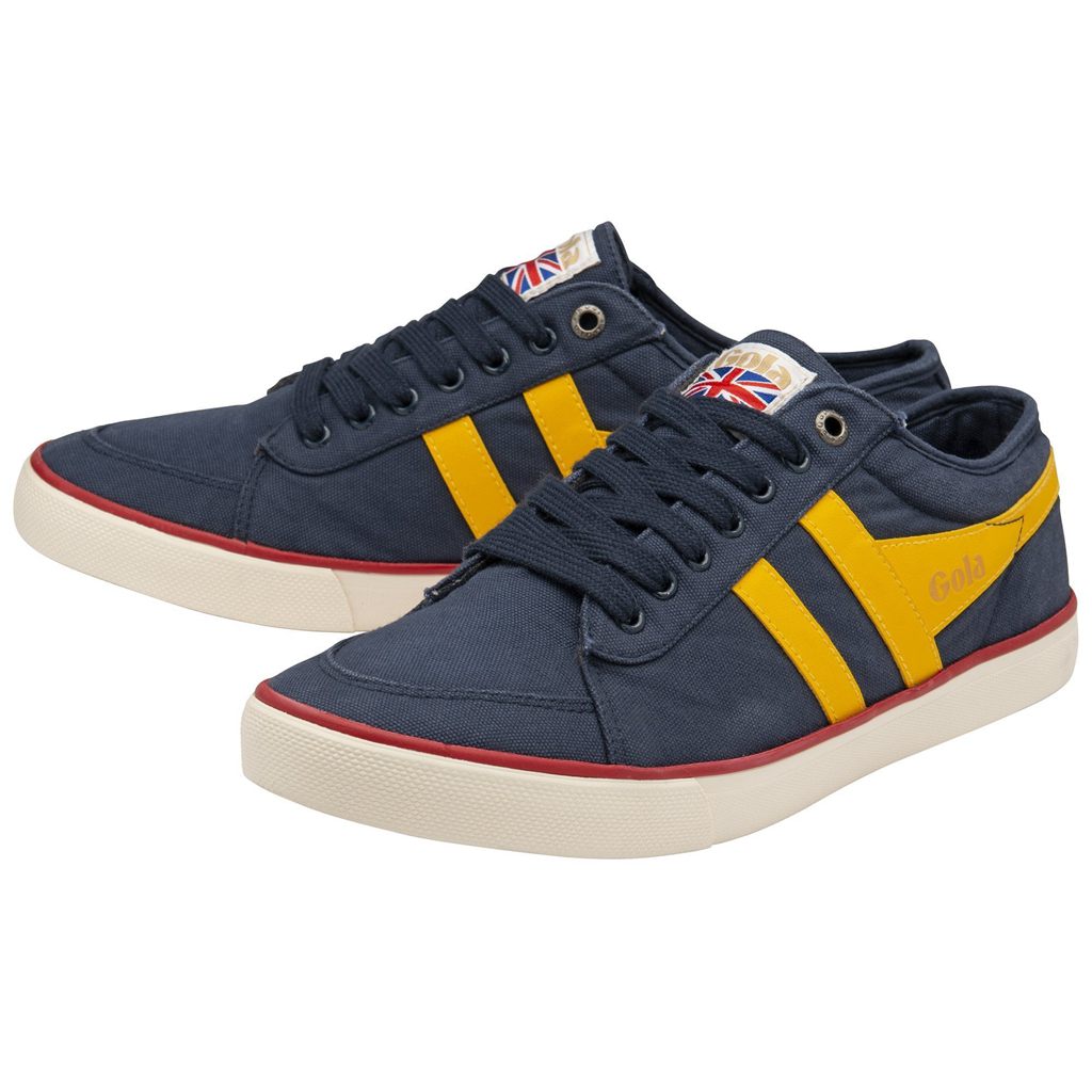 Gola Vegan Classics Comet Plimsoll Sneakers Azul Marino Rojas España | XVZ-328746