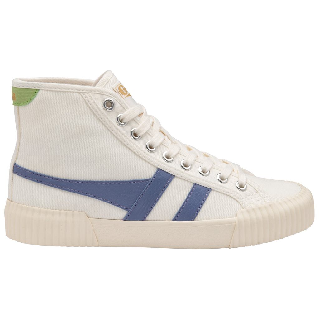 Gola Vegan Classics Rally High Plimsoll Sneakers Blancas Lavanda Verde España | EZH-159263