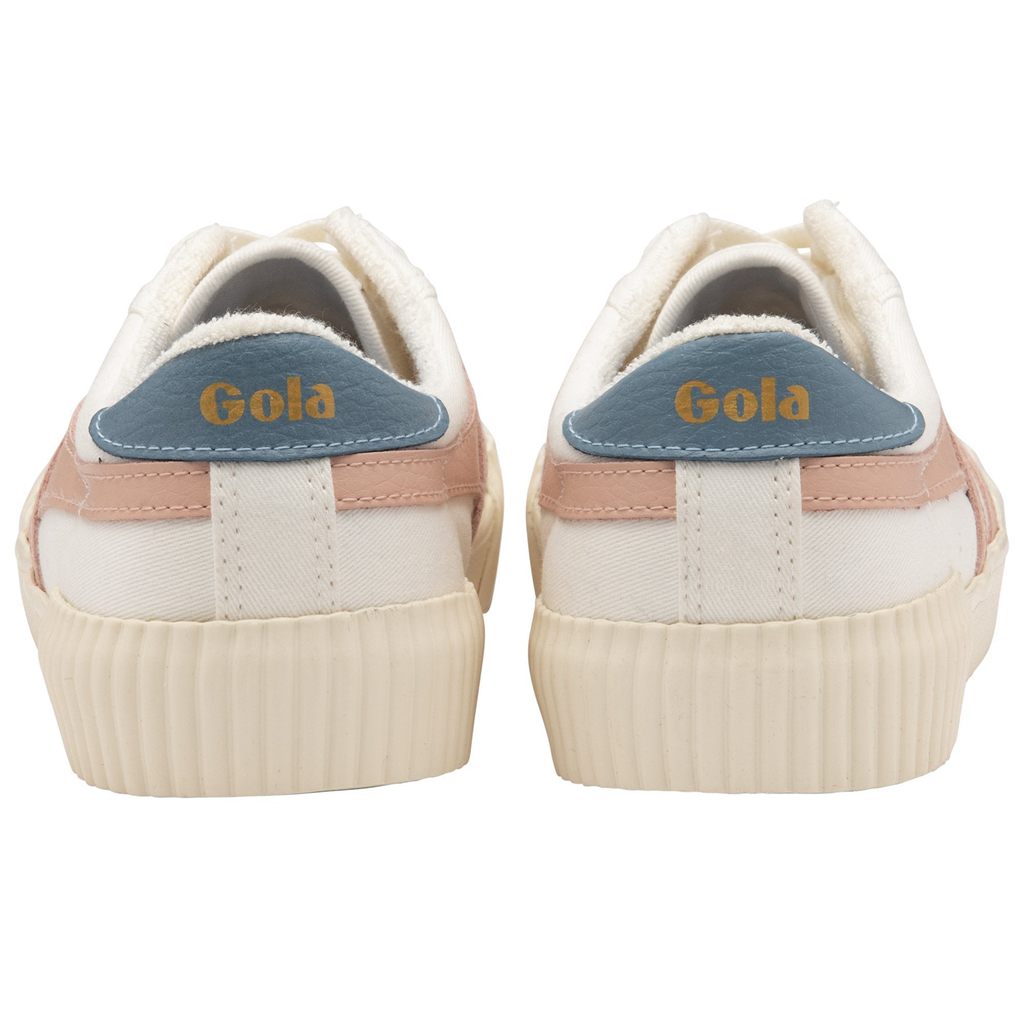 Gola Vegan Classics Rally Plimsoll Sneakers Blancas Rosas España | ANJ-276804